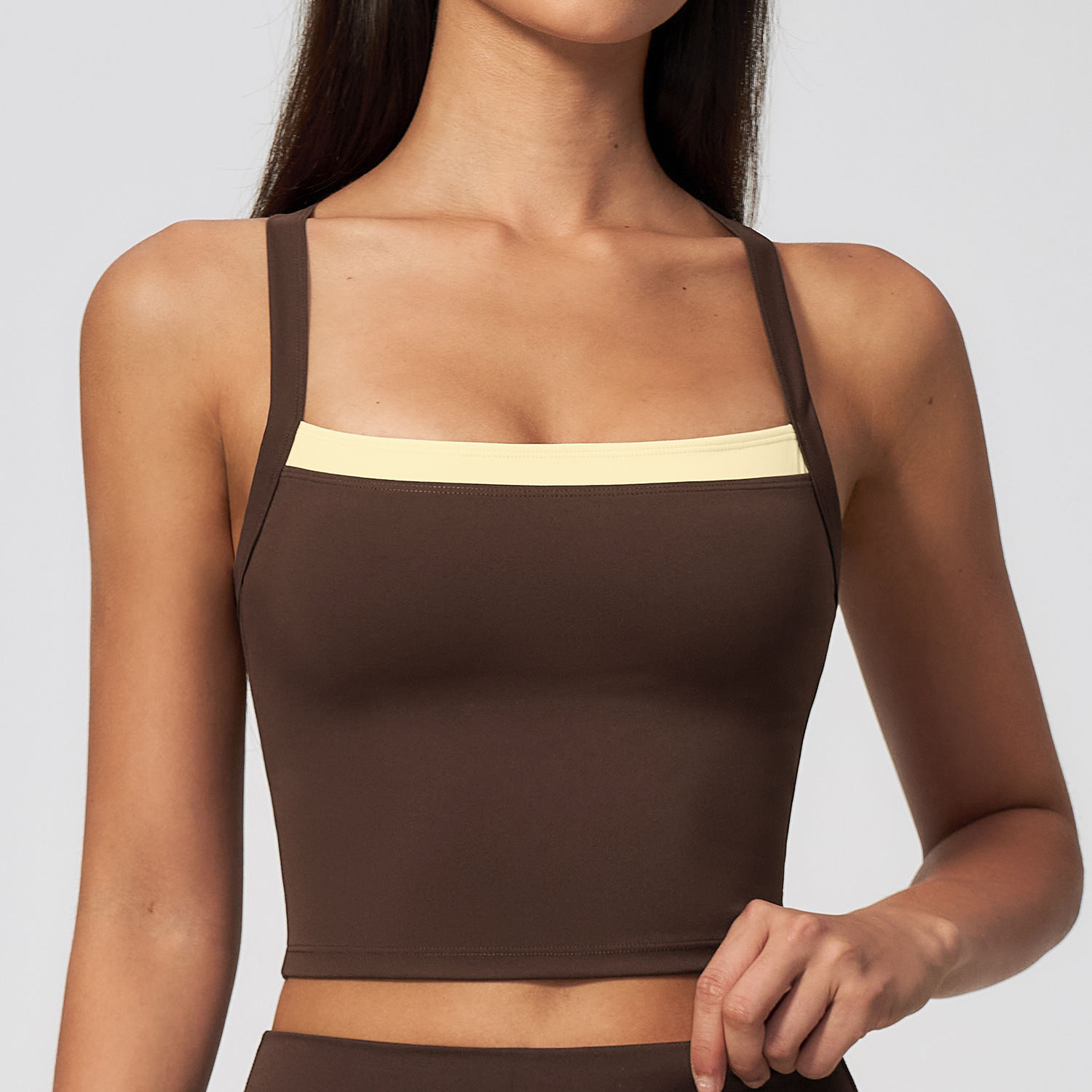 Women Criss Cross Back Yoga Ta - огляд і ціна Crop Top Crochet