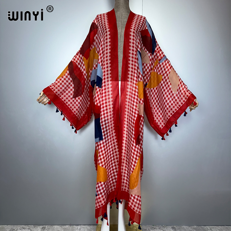 WINYI summer outfit kimono afr - огляд і ціна Cover Up Kaftan