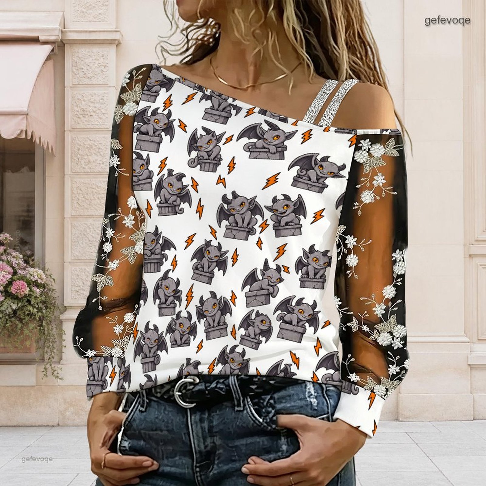 Women Asymmetric Off Shoulder  - огляд і ціна Blouse Off Shoulder