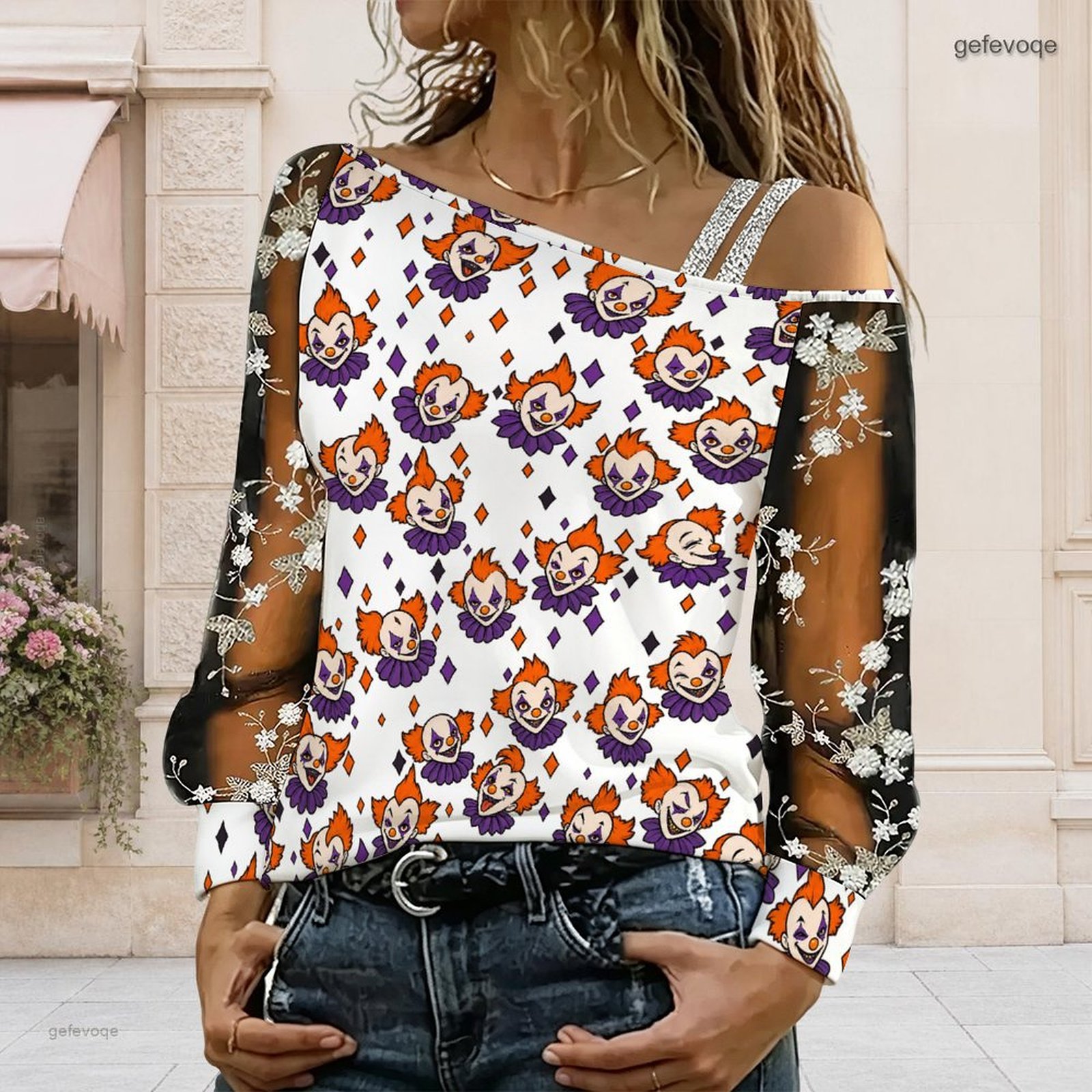 Women Asymmetric Off Shoulder  - огляд і ціна Blouse Off Shoulder